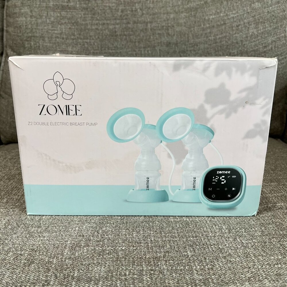 Zomee Z2 Double Electric Breast Pump in Box Nearly New - Picture 2 of 14